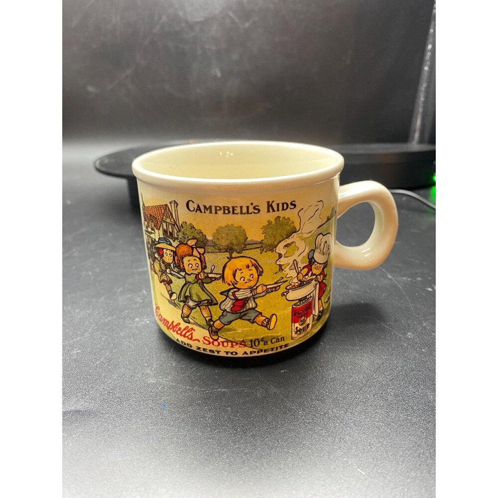 Campbell’s Soup Mug Fence Scene